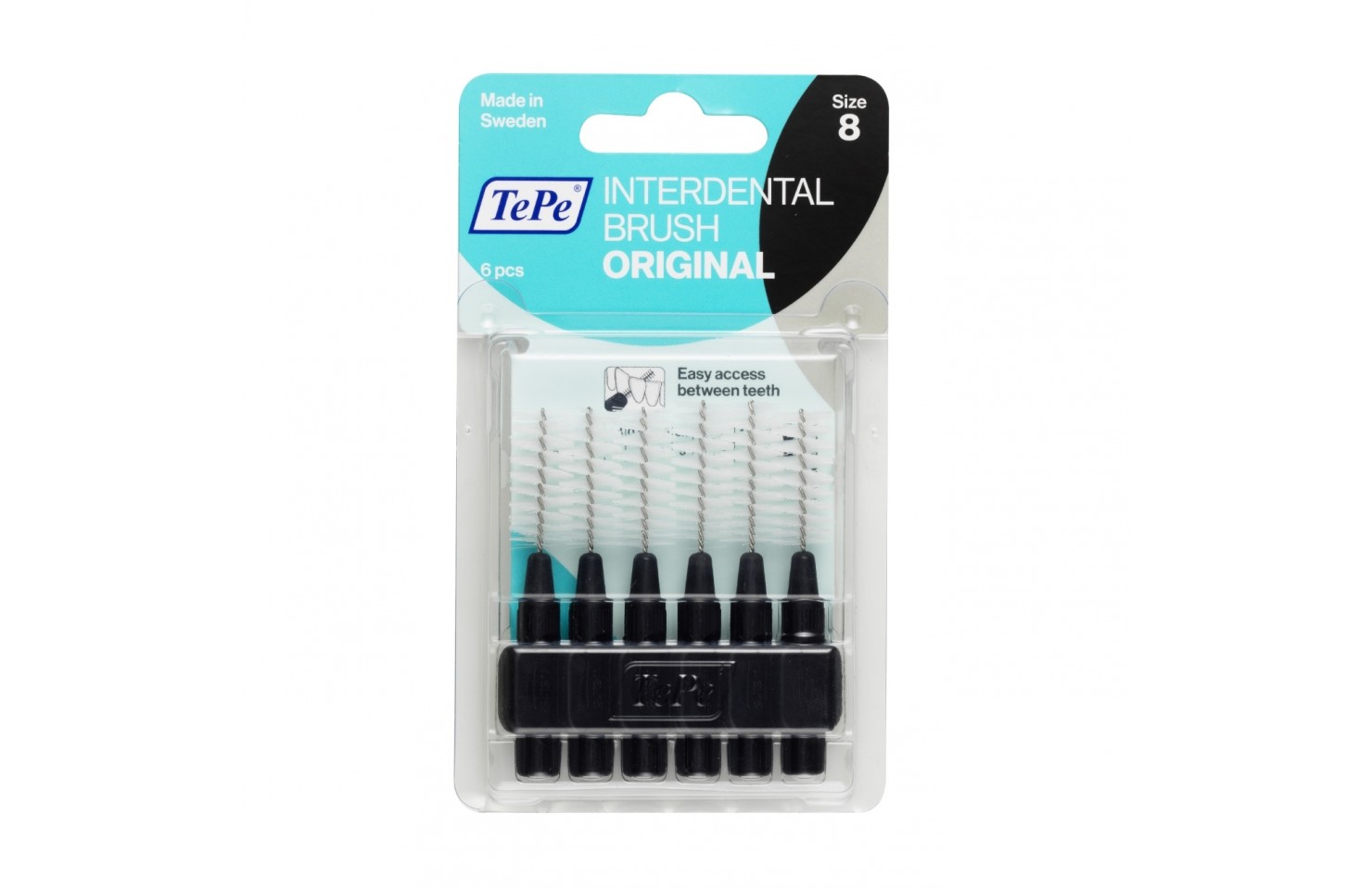 1.5 MM TePe Arayüz Fırçası siyah  (6'lı Paket)