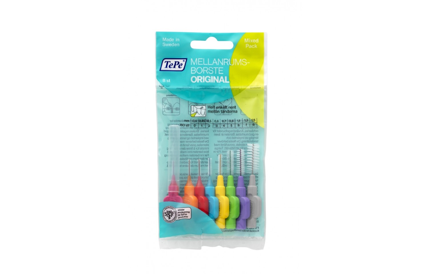 TePe Arayüz Fırçası ORJINAL KARIŞIK SET (8'li paket)